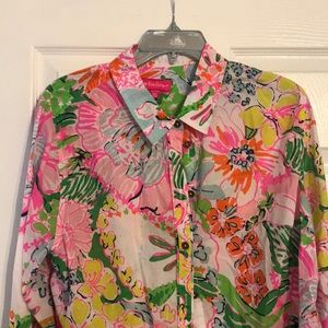 Lilly Pulitzer for Target long sleeve blouse
